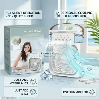 Portable Mini Air Cooler Fan with Humidifier