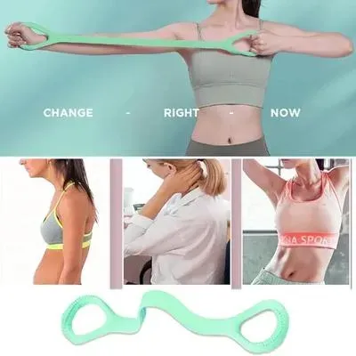 Mint Green Resistance Band for Home Gym Workout